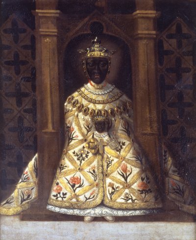 The Black Virgin in the Chadaraita given by Louis XI (1423-83) by French School